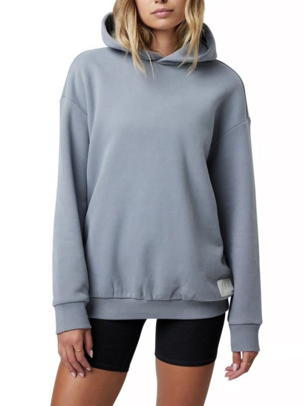 Vuori Restore Organic Cotton Blend Oversized Hoodie Size Small Grey
